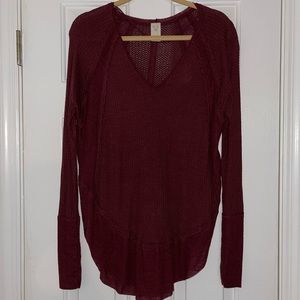 Free People We The Free Catalina Thermal Tunic Top